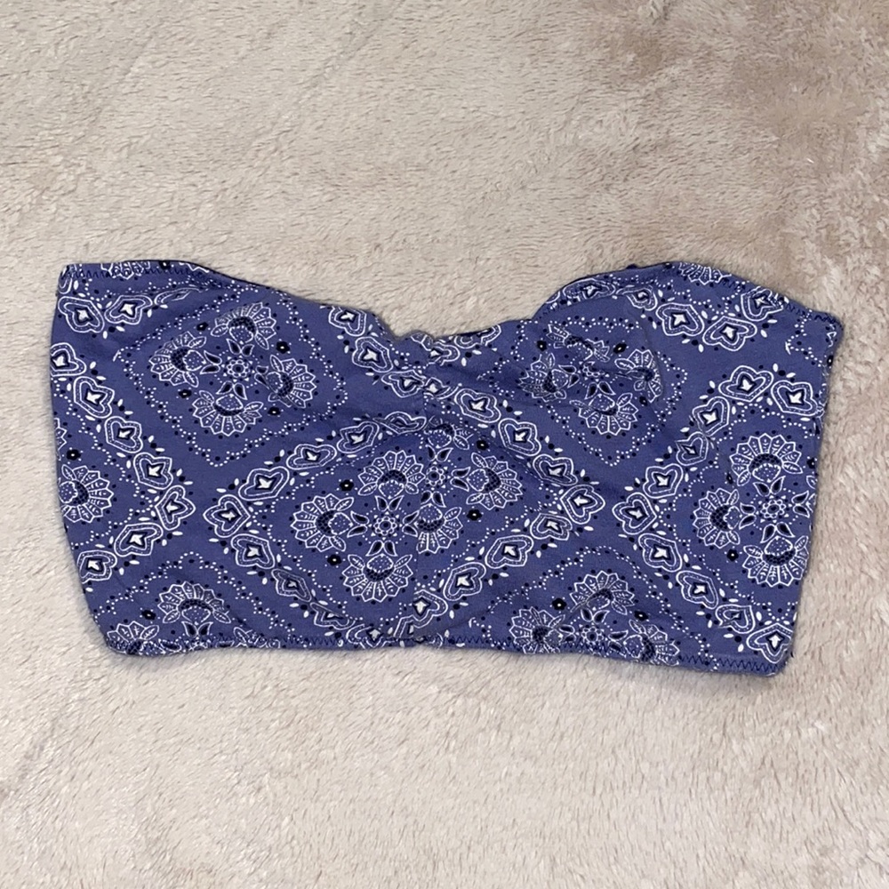 Nollie Lavender Boho Paisley Bandeau Medium